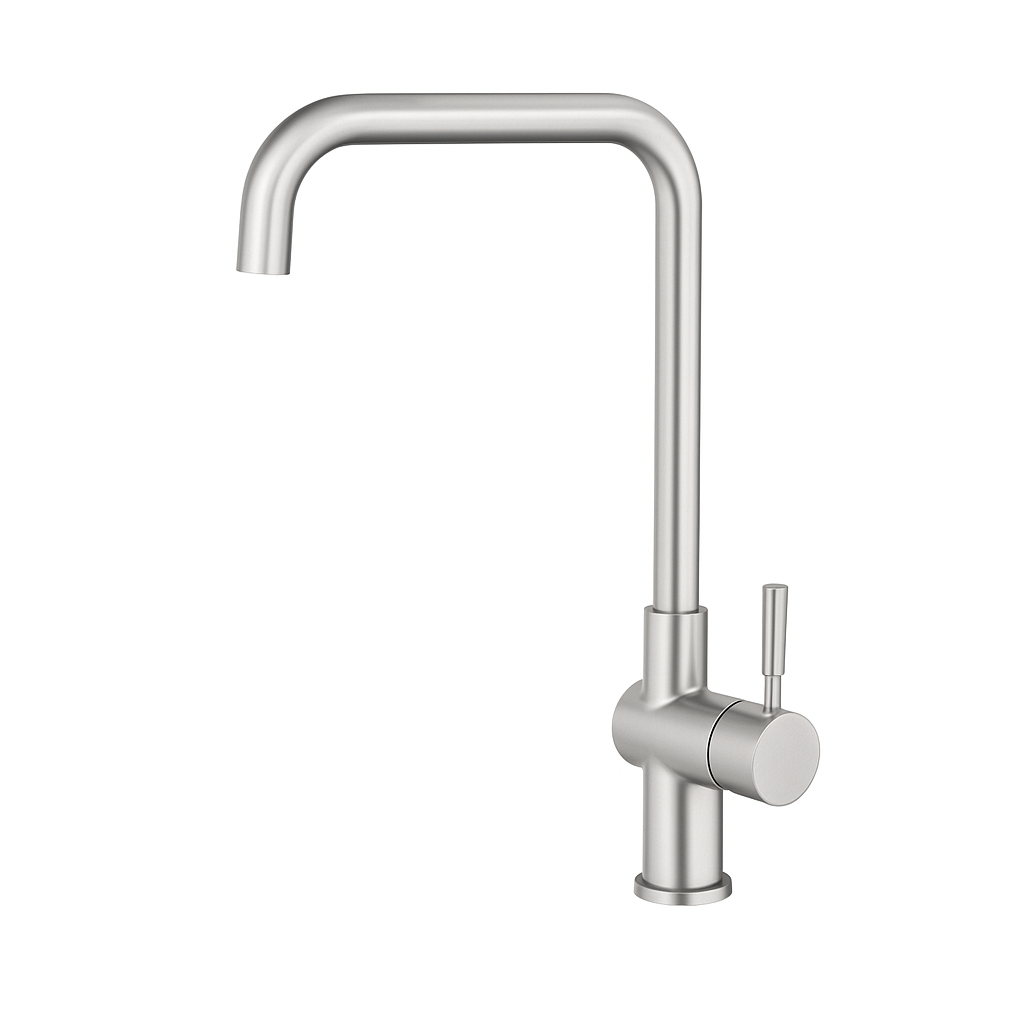 Silver Kitchen Faucet