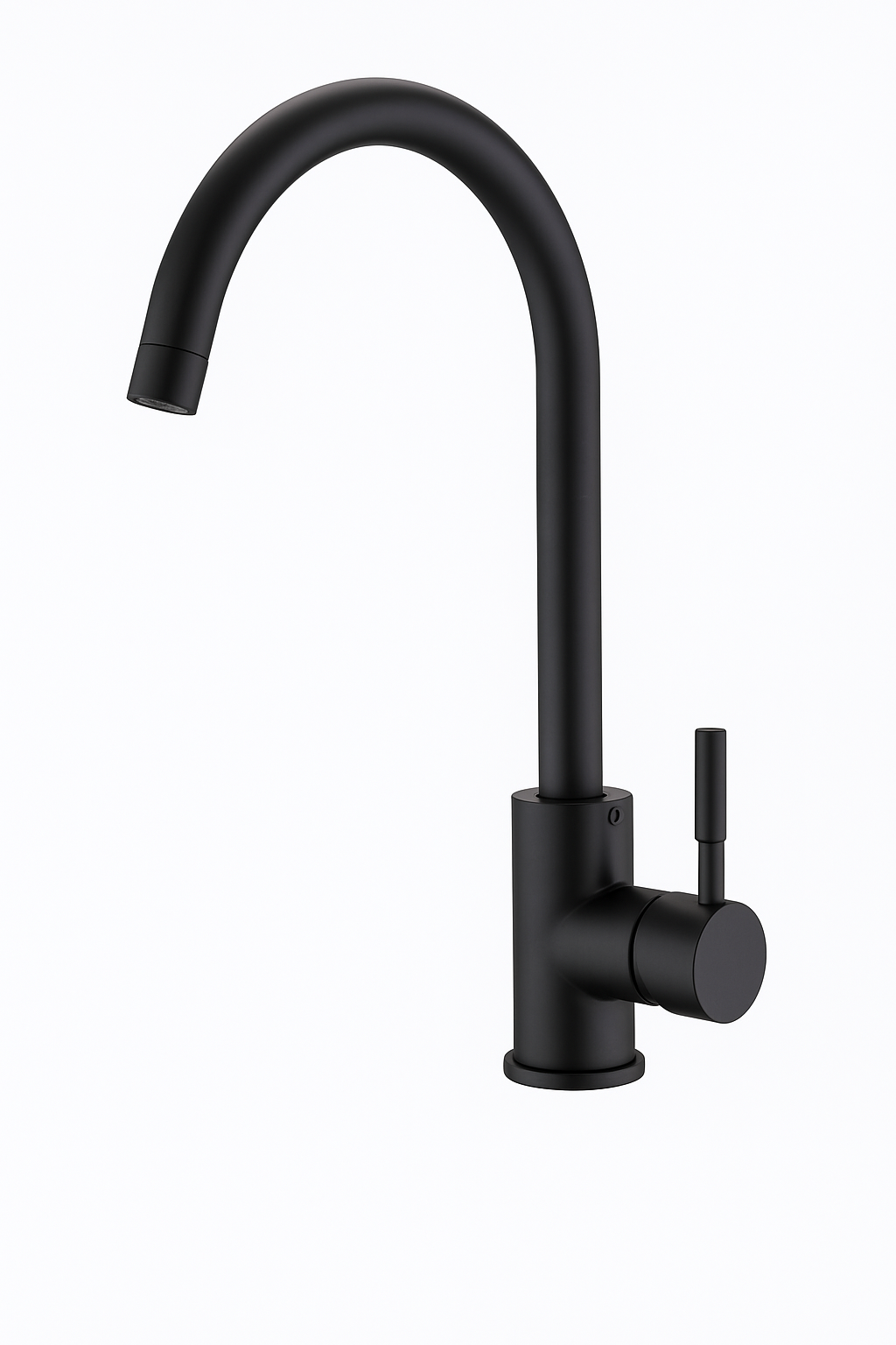 Modern Matte Black Kitchen Faucet